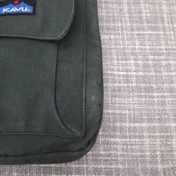 Kavu Keeper Crossbody Bag Forest Green Mountain Trim Boho Messenger Adj Strap - Picture 4 of 9